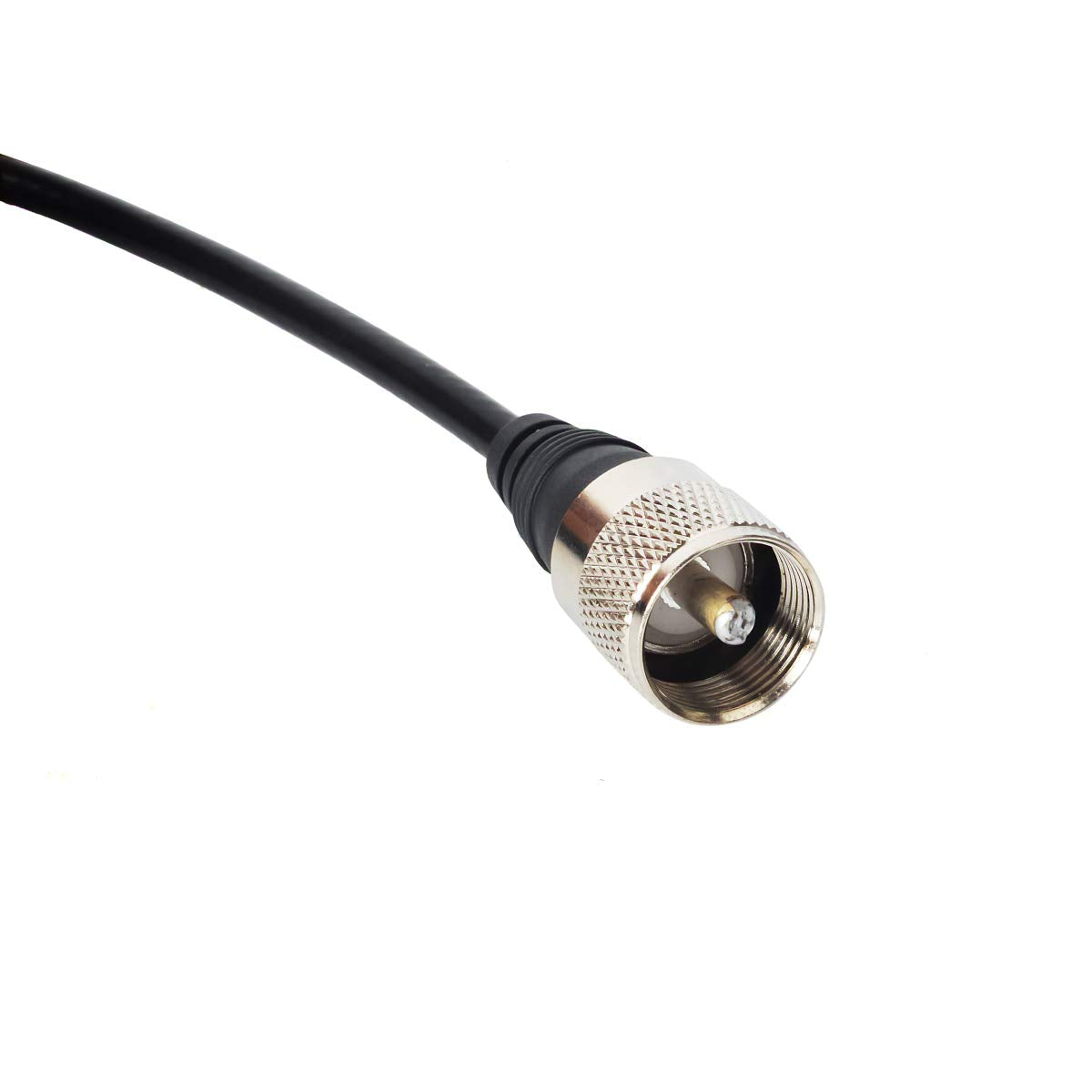 Hys Magnetic Nmo Antenna Mount, 4.3Inchs Magnet Mount Base W/5M(16.4Ft) Rg58 Coaxial Cable Pl 259 Plug For Nmo Cb/Vhf/Uhf/Hf Ham