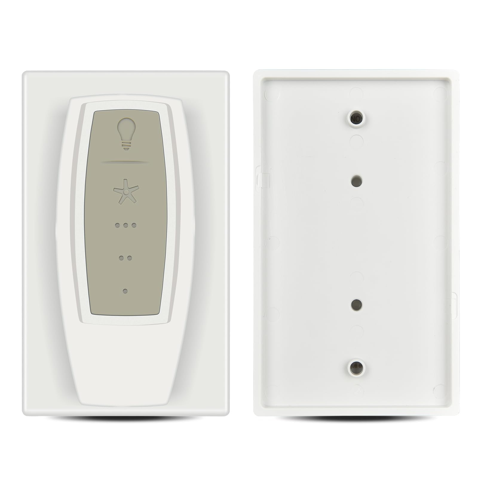 Ceiling Fan Remote Control Compatible with Hunter 99110 Transmitter, 3 Speed Lighting Dimming Control - No Receiver Kit