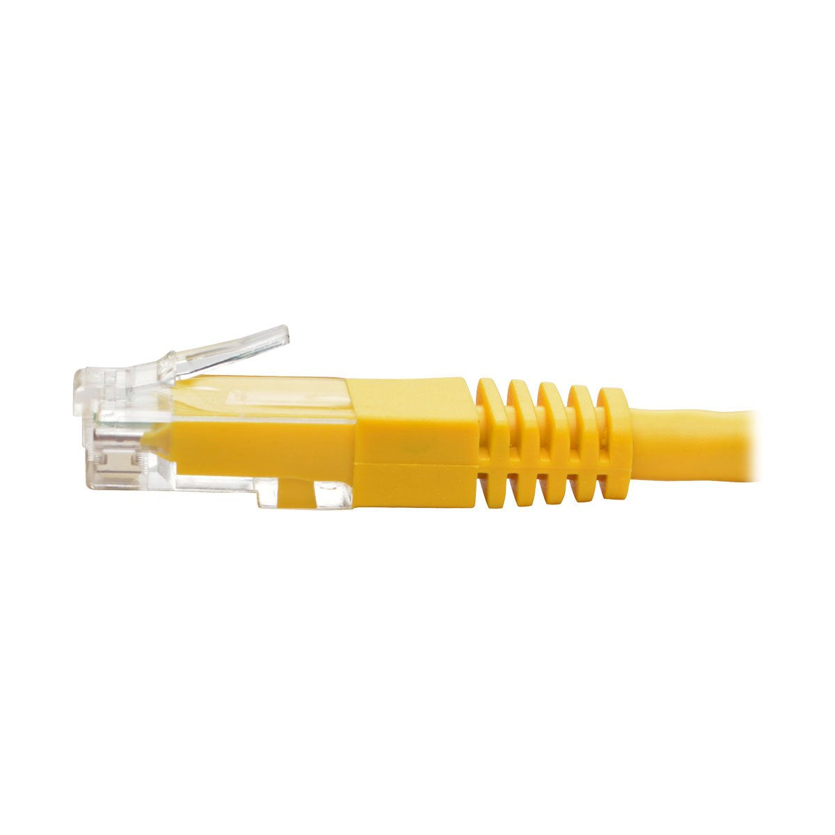 Tripp Lite Cat6 Cat5E Gigabit Molded Patch Cable Rj45 M/M 550Mhz Yellow 1Ft 1' (N200 001 Yw)