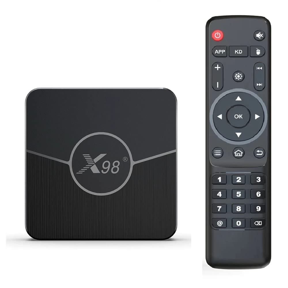 Android 11.0 Tv Box,X98 Plus Amlogic S905W2 Quad Core Ram 4Gb Rom 32Gb Dual Wifi 2.4G/5.8G Bt4.2 4K 6K Av1 Home Smart Media Play