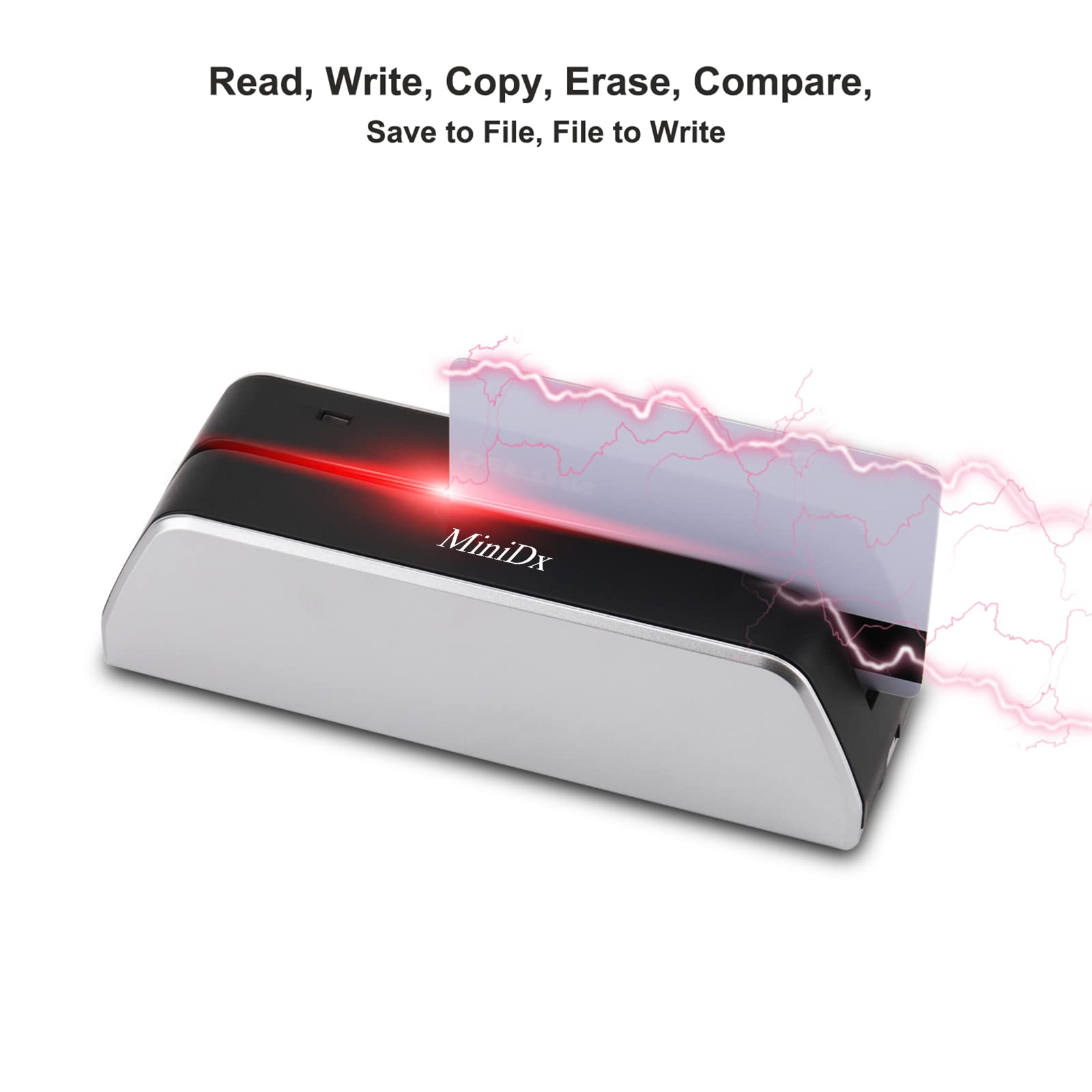 Mini Dx Card Reader MiniDX MSR X6 Bluetooth Magnetic Swipe Card Reader for Mobile/PC - Bla ...