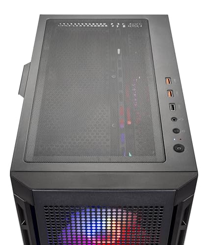 Skytech Blaze4 Mini Gaming Pc Desktop, Ryzen 5 5600 3.5 Ghz (4.4Ghz Turbo Boost), Nvidia Rtx 4060 8Gb Gddr6X, 1Tb Ssd, 16Gb Ddr4