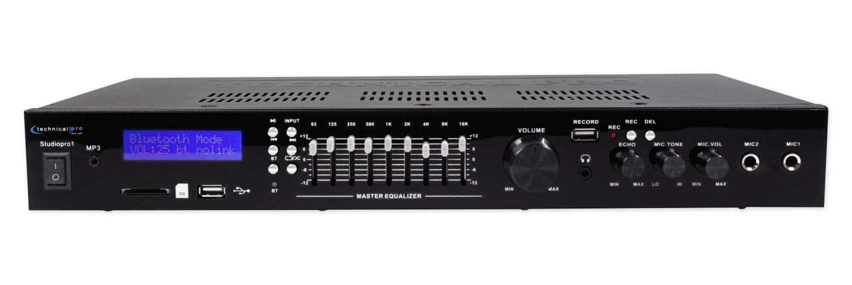 Technical Pro Studiopro1 Professional Rackmount Usb/Sd Recording And Editing Deck