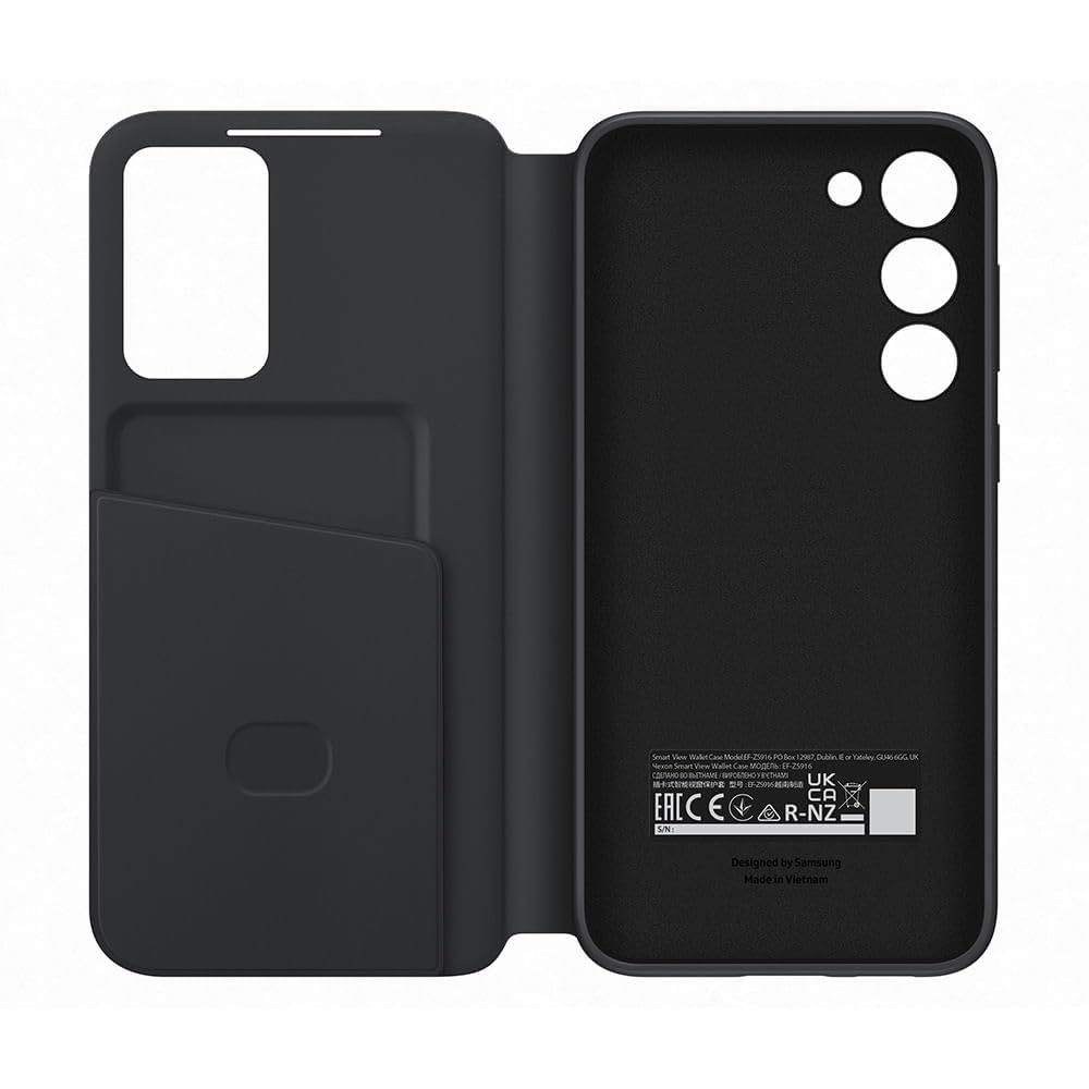 Samsung Galaxy S23+ Smart View Wallet Case Black