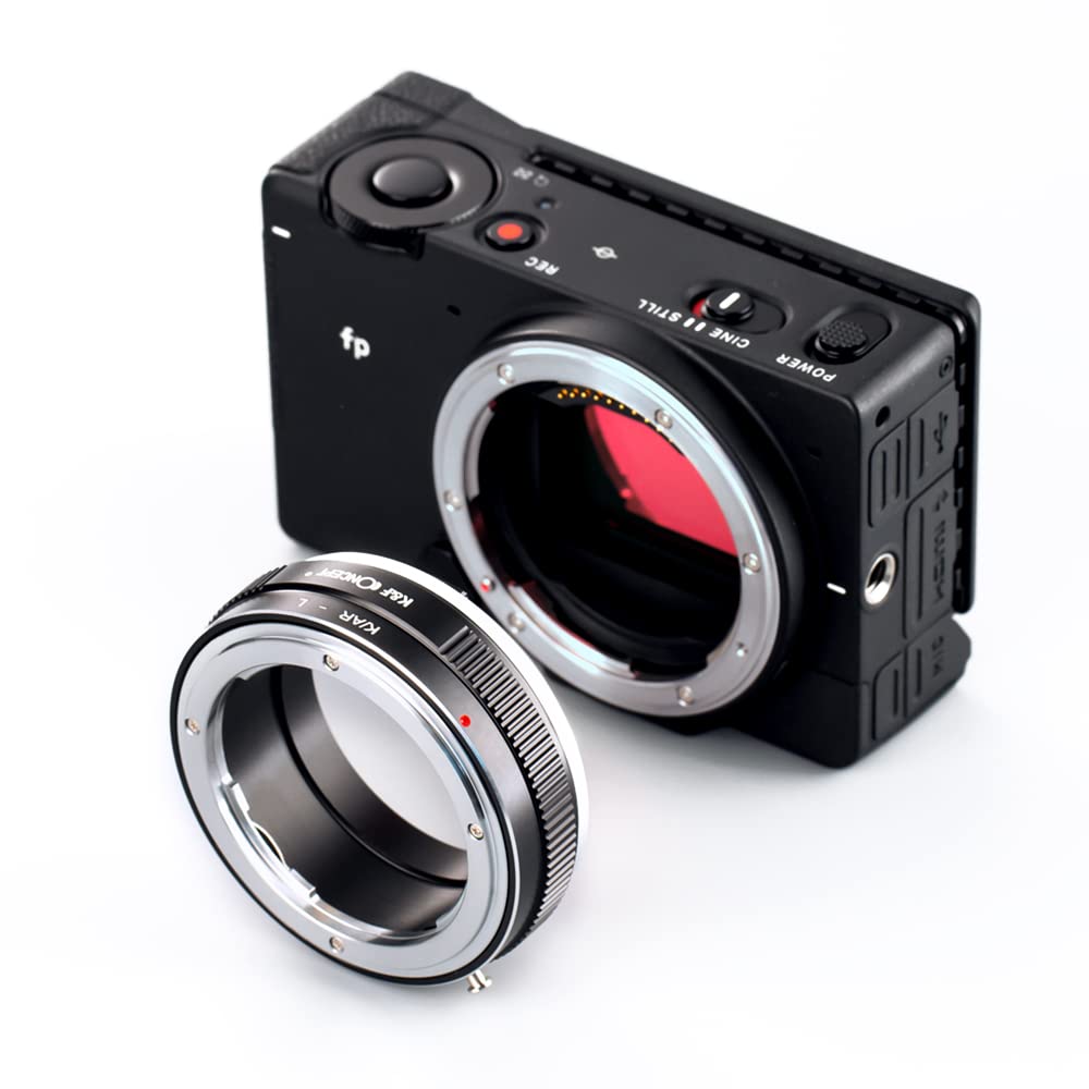 K&F Concept Lens Mount Adapter K/Ar L Manual Focus Compatible With Konica Ar Lens To L Mount Camera Body