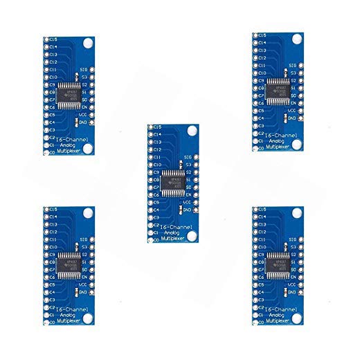 Ximimark 5Pcs 16CH Analog Digital Multiplexer Breakout Board Module CD74HC4067 CMOS Precise Module For Arduino
