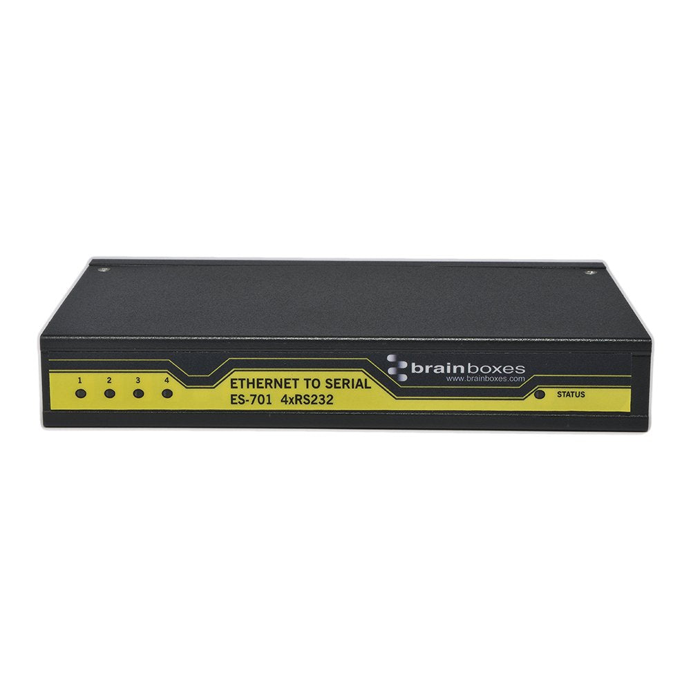 Brainboxes   Device Server   4 Ports   10Mb Lan, 100Mb Lan, Rs 232 (Es 701)