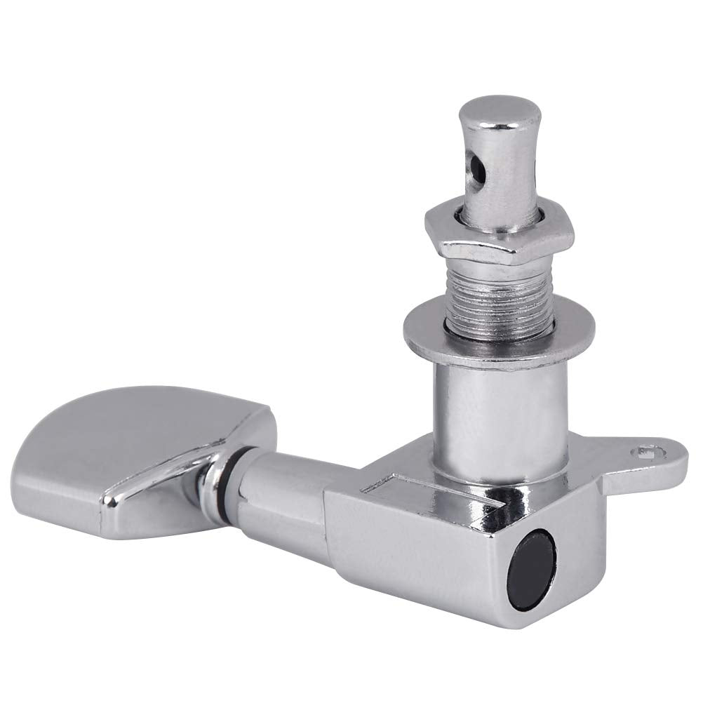 Timesetl 6 Pieces Guitar Machine Heads Knobs Guitar String Tuning Pegs Machine Head Tuners For Electric Or Acoustic Guitar (3 Le