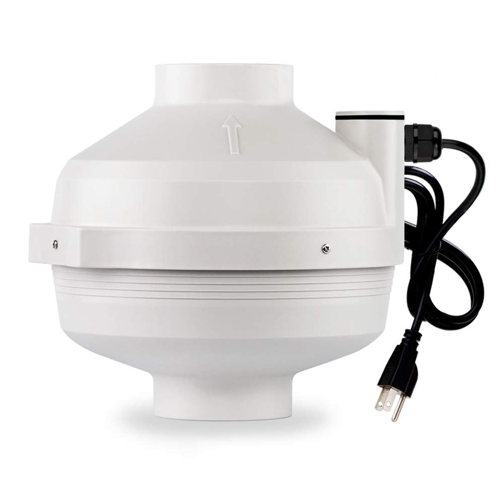 Xyfair Xyf Air Pf 100 | Radon Mitigation Fan 4'' 190Cfm | Waterproof Duct Fan (Indoor/Outdoor)