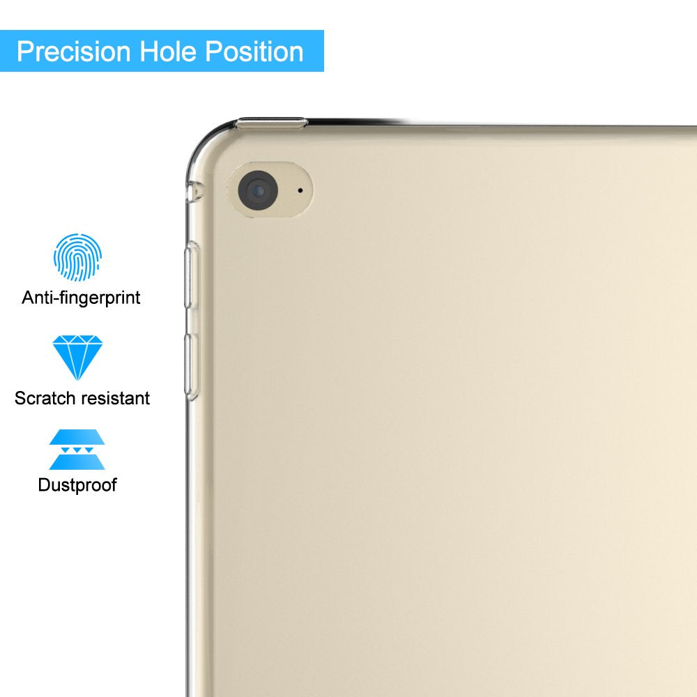 Asgens Case For Ipad Air 2 2014 9.7, Transparent Slim Silicone Soft Tpu Tablet Computer Case Shock Absorption For Ipad Model A