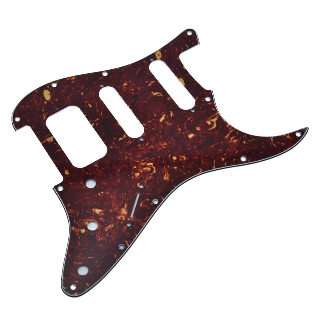 Dopro 11 Hole Strat Hss Guitar Pickguard 2 Screw Humbucking Pickup Mount For American Fd Stratocaster Vintage Tortoise