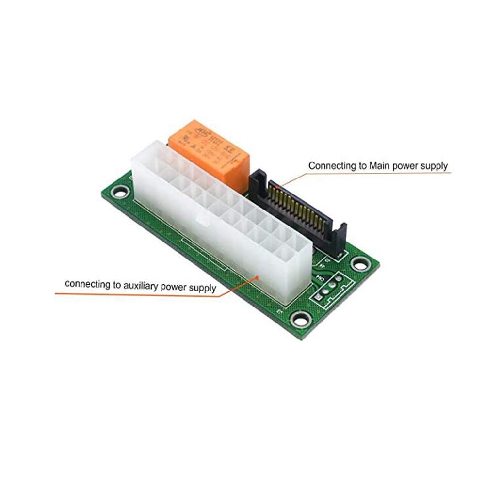 Thsion Multiple Power Supply Adapter Sync Start Card Dual Psu Connector Jumper Connector With Sata 2 Pack