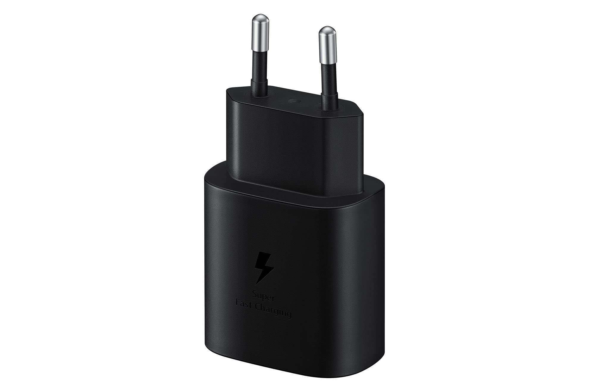 Samsung Ep-Ta800Xbegww Charger, Usb Type A (25W), Fast Charging Technology, Black - Type C Cable Included