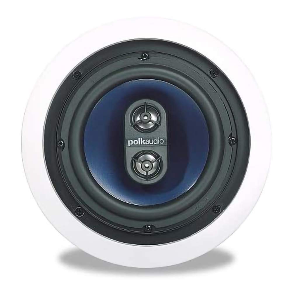 Polk Audio Rc6S In-Ceiling 6.5 Stereo Speaker | Dual Channel From A Single Location | Perfect For Damp And Humid Indoor/Outdoor