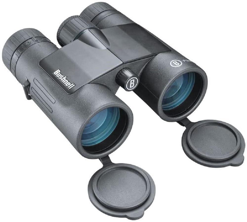 Bushnell Prime 10X42 Binoculars For Adults, Waterproof & Fogproof, For Hunting, Birdwatching, And Outdoor Activites, Black