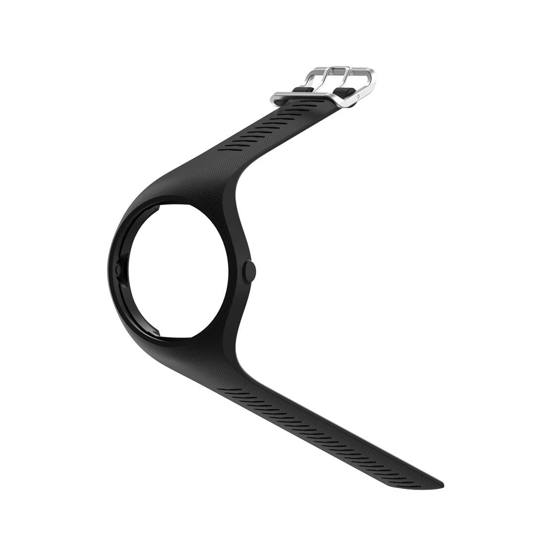 Huabao Watch Strap Compatible With Polar M200,Adjustable Silicone Sports Strap Replacement Band For Polar M200 Smart Watch (Blac