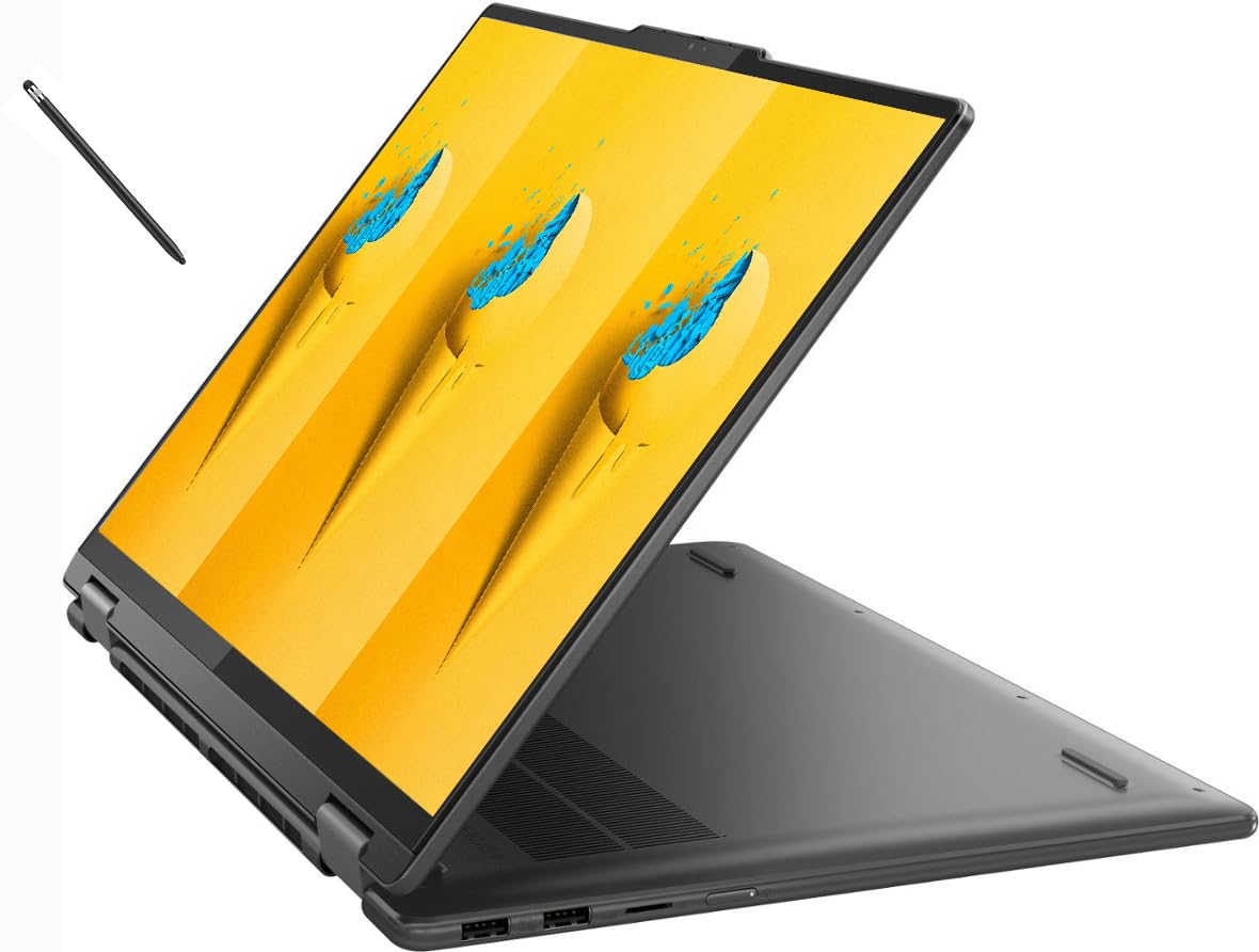 Lenovo Yoga 7I 2-In-1 Laptop, 16 Wuxga (1920 X 1200) Touch Screen, Intel Iris Xe Graphics, Intel Core I5-1335U, 8Gb Ram, 512Gb P