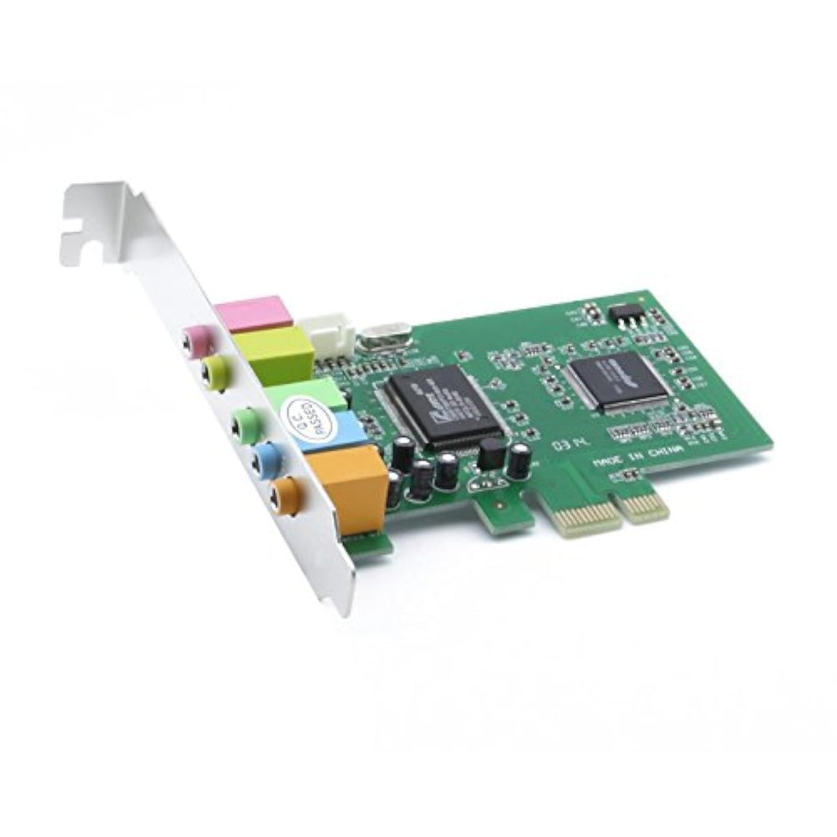 Axgear Pci Express Pci-E 5.1 Ch 6 Channel Pcie Audio Digital Sound Card Adapter New