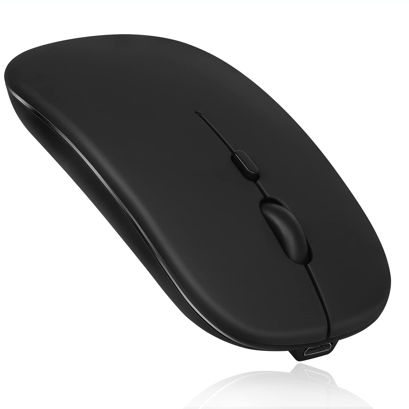 Urbanx Bluetooth Mouse, Midnight Black, Skin Friendly, Noise Free, Quality Guarantee