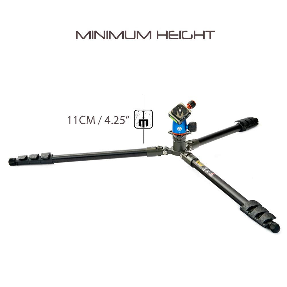 3 Legged Thing Patti Flip Lock Magnesium Alloy Tripod & Tripod Ballhead - Blue/Black (Patti)