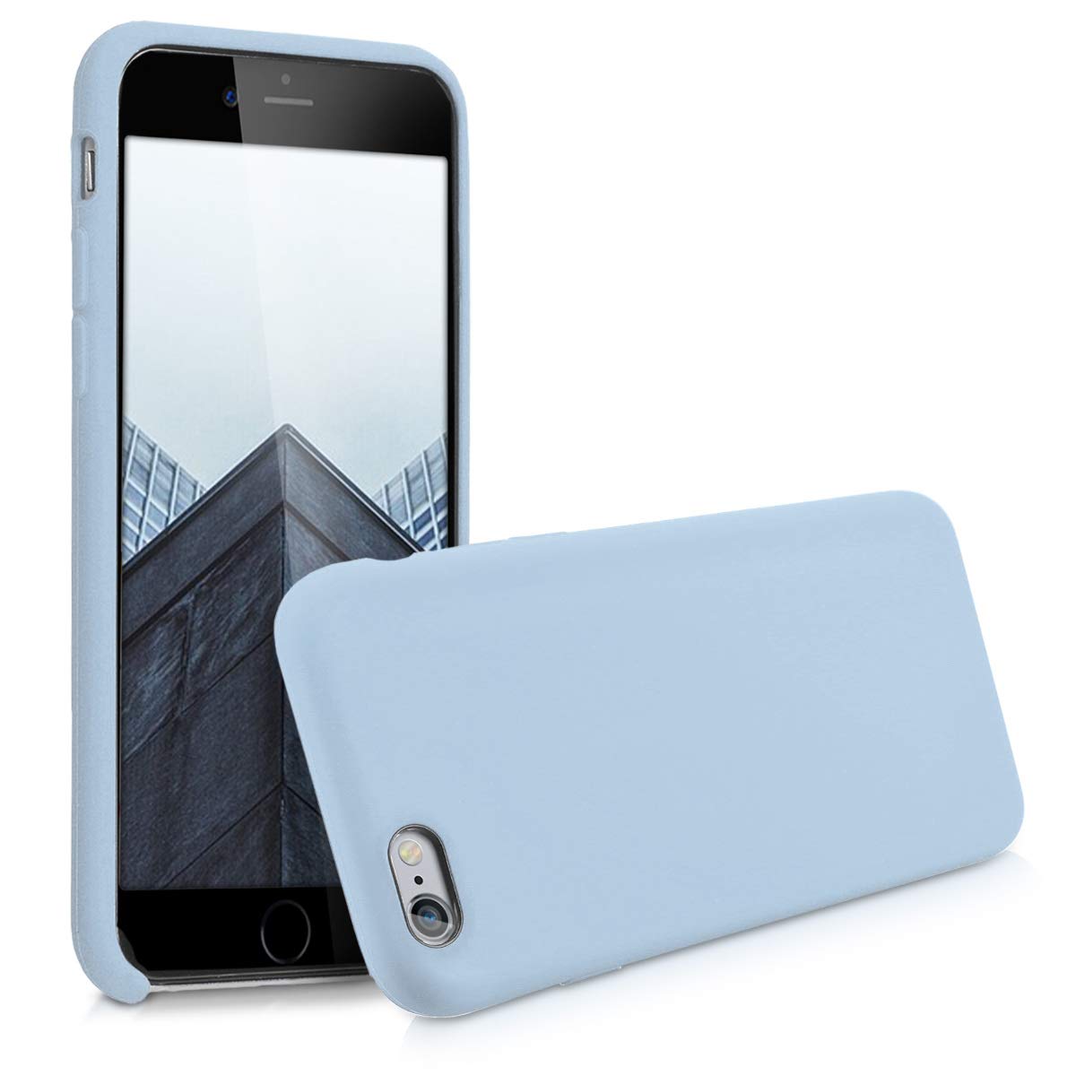 Kwmobile Case Compatible With Apple Iphone 6 / 6S Case   Tpu Silicone Phone Cover With Soft Finish   Light Blue Matte