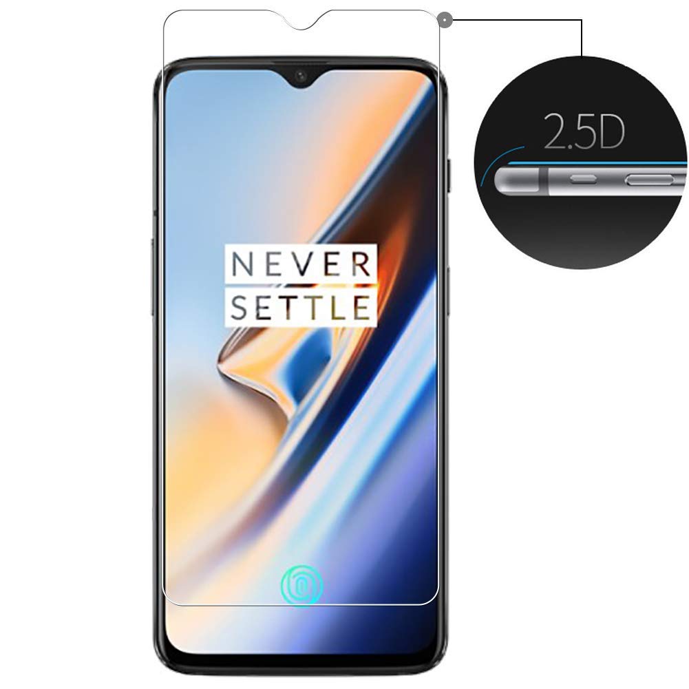 Ibywind Screen Protector For Oneplus 6T,With 2Pcs Tempered Glass,1Pc Backing Carbon Fiber Film [Fingerprint Reader,Easy To Insta