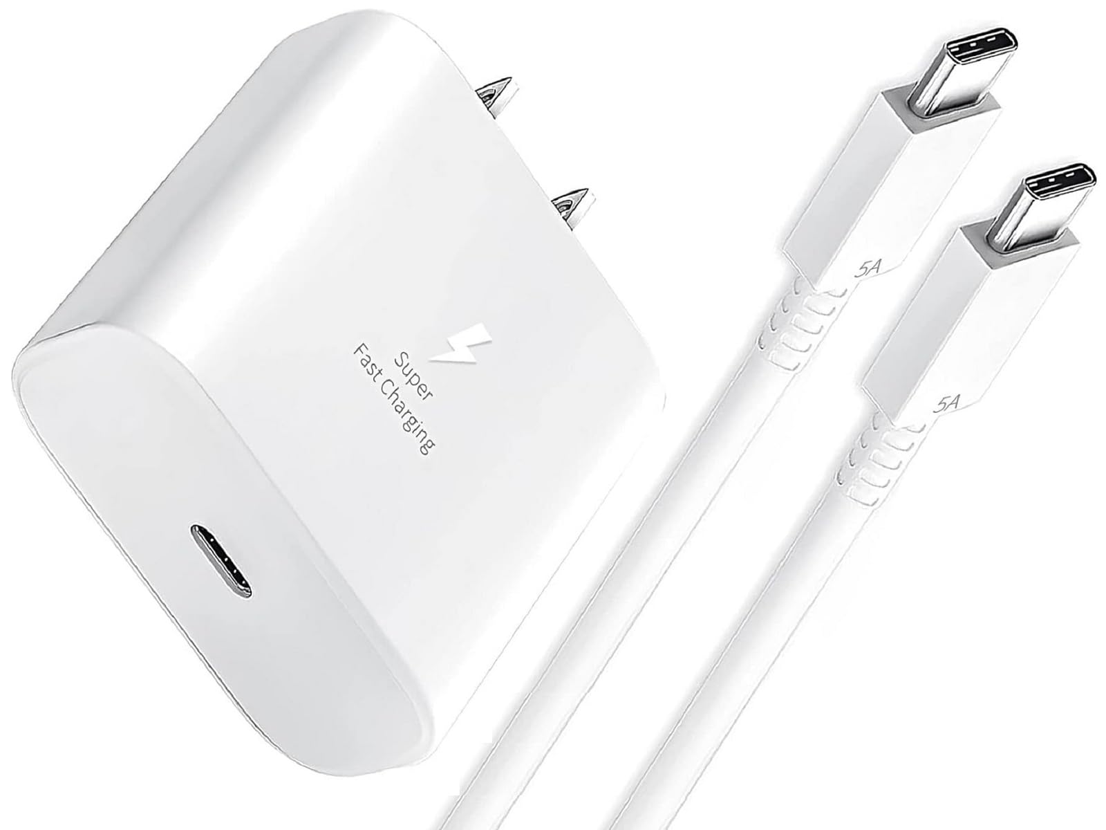 Samsung S23 S24 Ultra Super Fast Charger 45W Usb C Super Fast Charging Wall Charger Block With 6Ft Type C Charger Cable For Sams