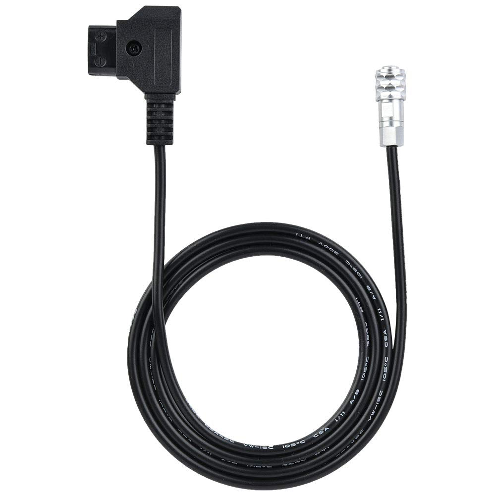 Yoidesu Dtap Power Cable 2 Pin Female To P Tap, Bmpcc To D Tap 4K Camera Cable Connector, For 4K, For Gold Mount V Mount Battery, D Tap To Bmpcc 4K Power Cable(1M)