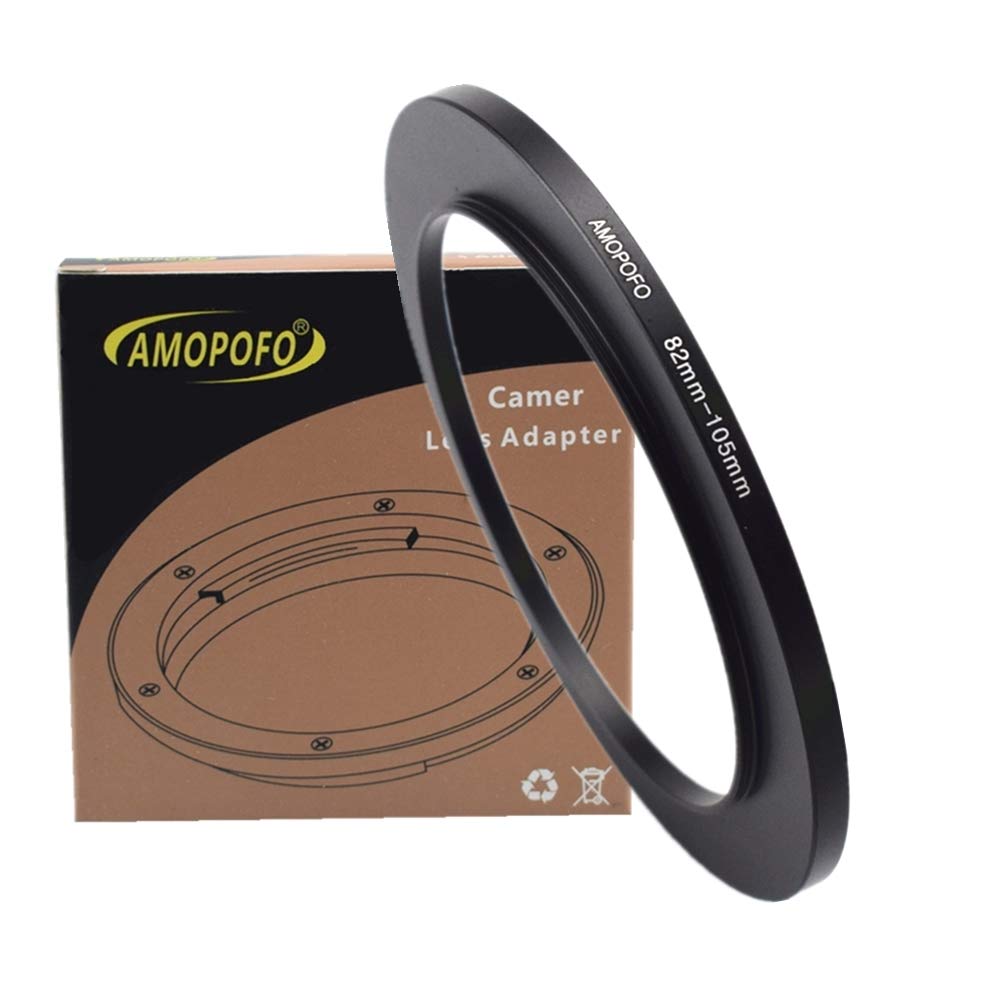82Mm To 105Mm Step Up Ring Filter Adapter/82Mm To 105Mm Camera Filter Ring For 105Mm Uv,Nd,Cpl,Metal Step Up Ring