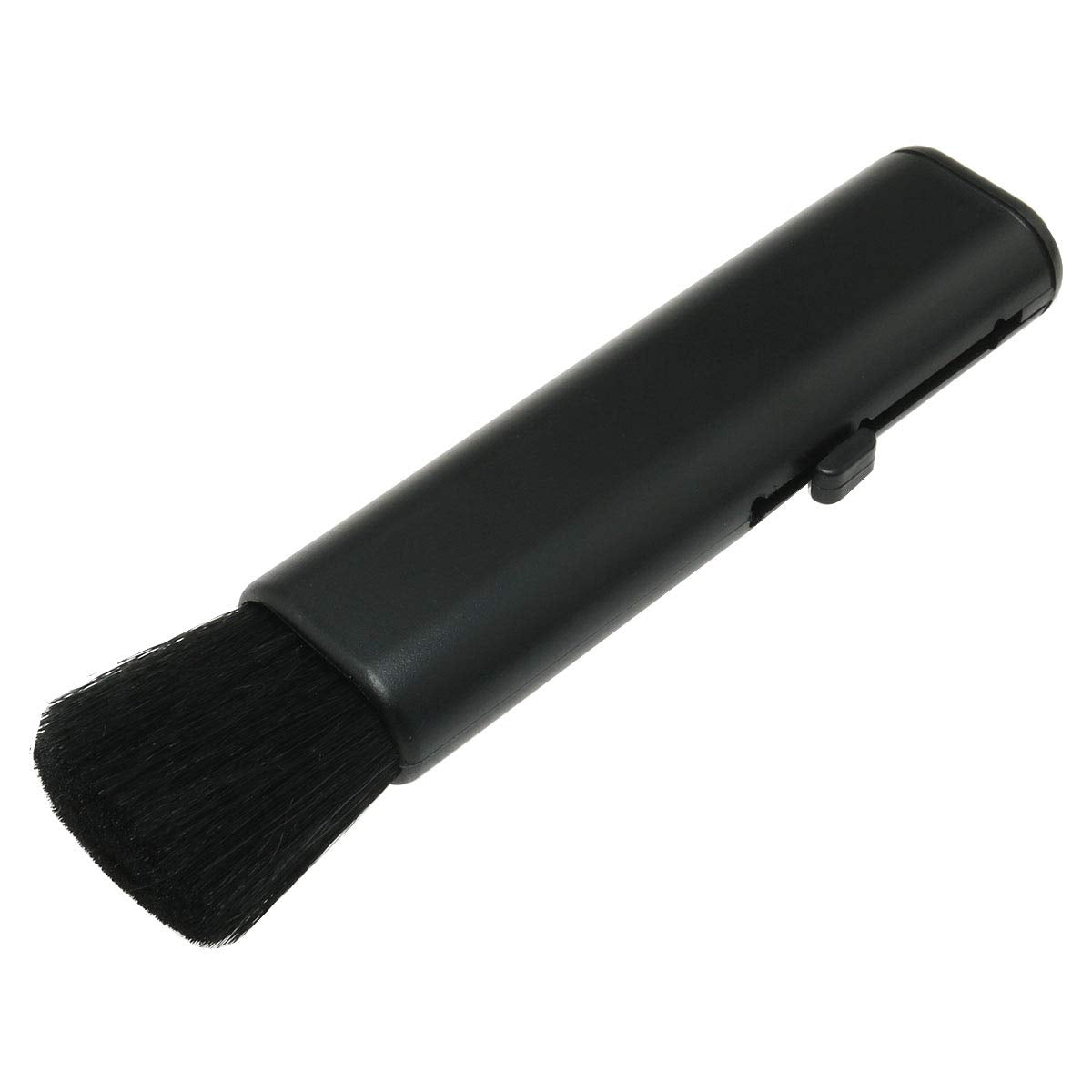 Lrong Telescopic Brush, Keyboard Brush, Lens Soft Brush, Computer Camera Cleaning Supplies, Mj115 Black, Camera Lens Cleaner Brush-Goat Hair / Small