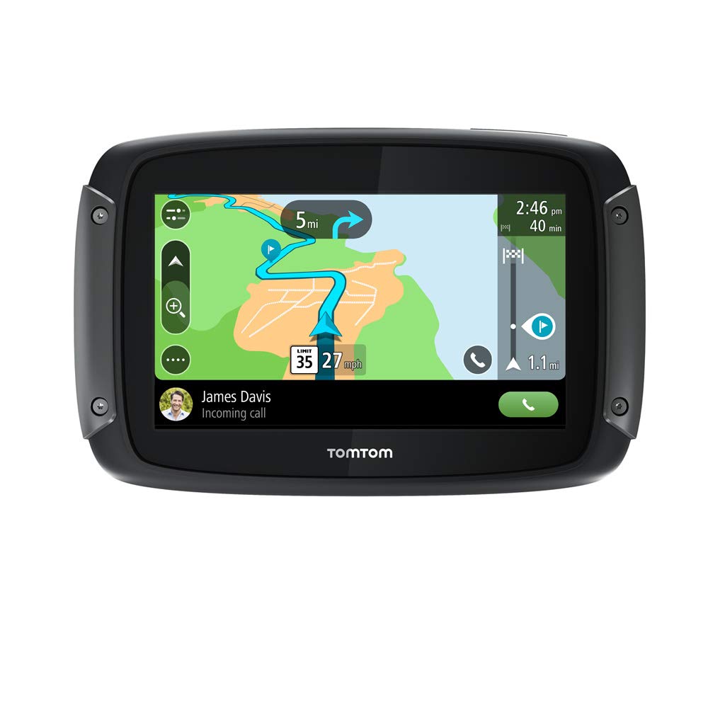 Tomtom Rider 550 Motorcycle Gps Navigation Device, 4.3 Inch, With   World   Maps,   Motorcycle Specific Winding   And Hilly Road