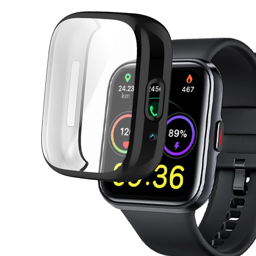 Smaate Watch Cases Compatible With Id208 Plus 1.8    Enomir Fitpolo Quican Tensky Veryfit Smart Watch, Tpu Case With Screen Prot