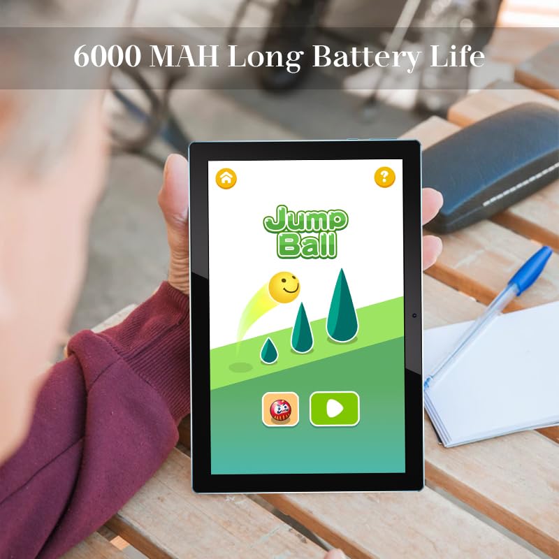 10 Inch Tablet Android 14 Tablets 2 In 1 With Keyboard Case Mouse Stylus Android Tableta 8Gb+64Gb Support 1Tb Expansion, 10.1  I