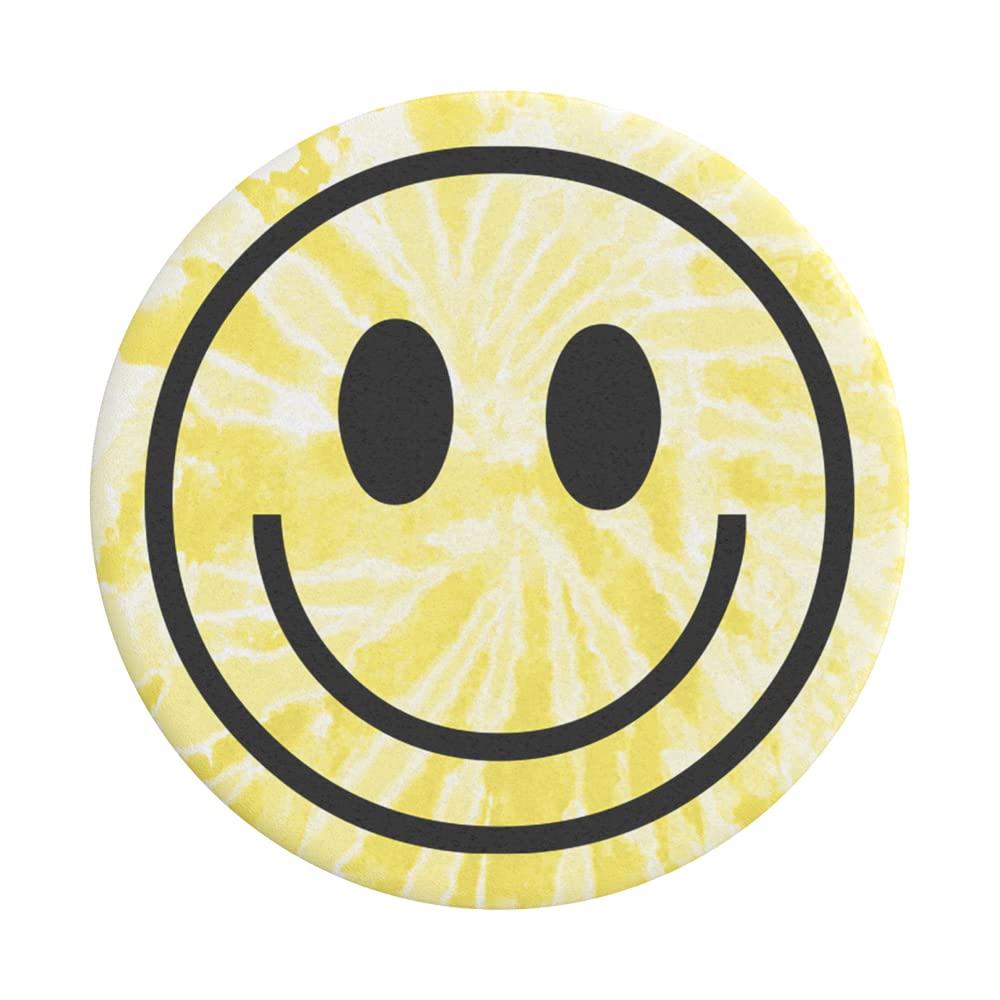 Popsockets Phone Grip With Expanding Kickstand, Tie Dye Smiley