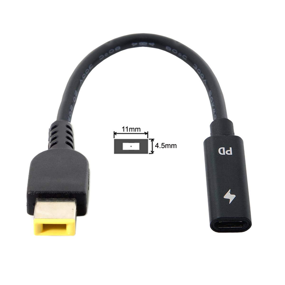 Jser Type C Usb C Female Input To Dc Power Pd Charge Cable Fit For Laptop 18 20V (7.9X5.4Mm For Hp)
