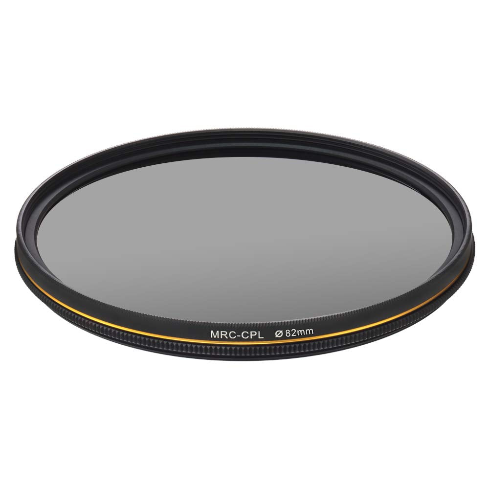 Lenskins 82Mm Cpl Circular Polarizing Filter, 30 Layer Multi Resistant Nano Coated Polarizer Filter With Hd Optics Glass, Ultra