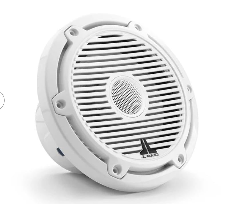 Jl Audio M6 7.7in Coaxial Speakers White Classic Grille