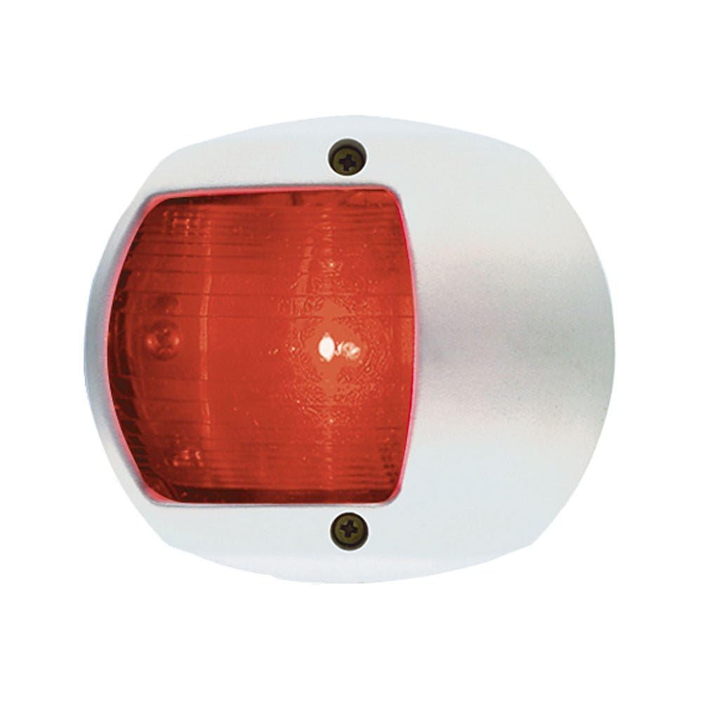 Perko Led Side Light - Red - 12V - White Plastic Housing,WBLITB0781G5WGS