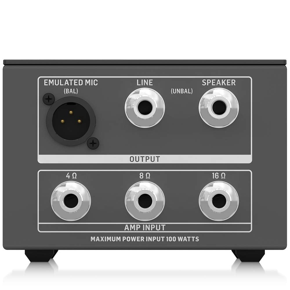 Bugera Power Soak Ps1 Passive 100 Watt Power Attenuator For Guitar And Bass Amplifiers With Emulated Mic Output