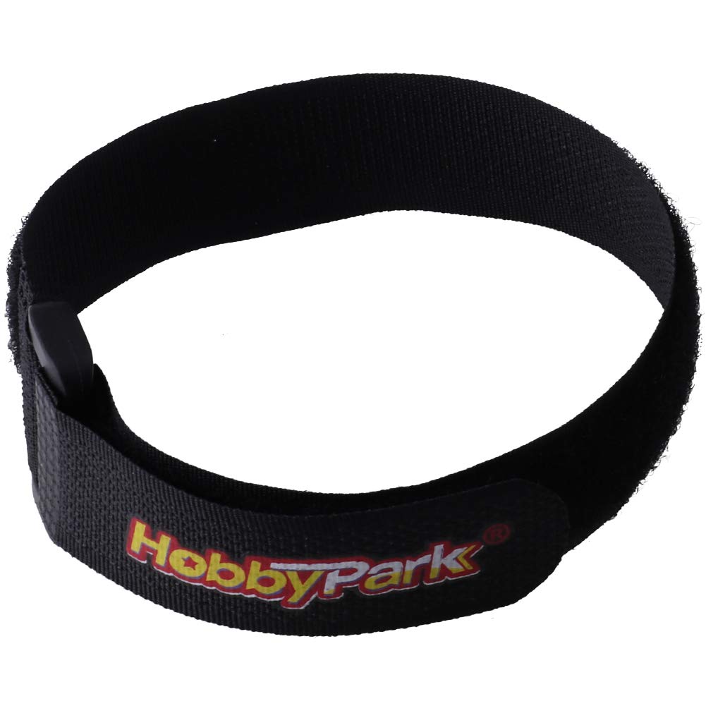Hobbypark 20X300Mm Rc Battery Straps Cable Straps Reusable Fastening Staps Securing Straps Hook Loop Cinch Cable Ties Down Wraps