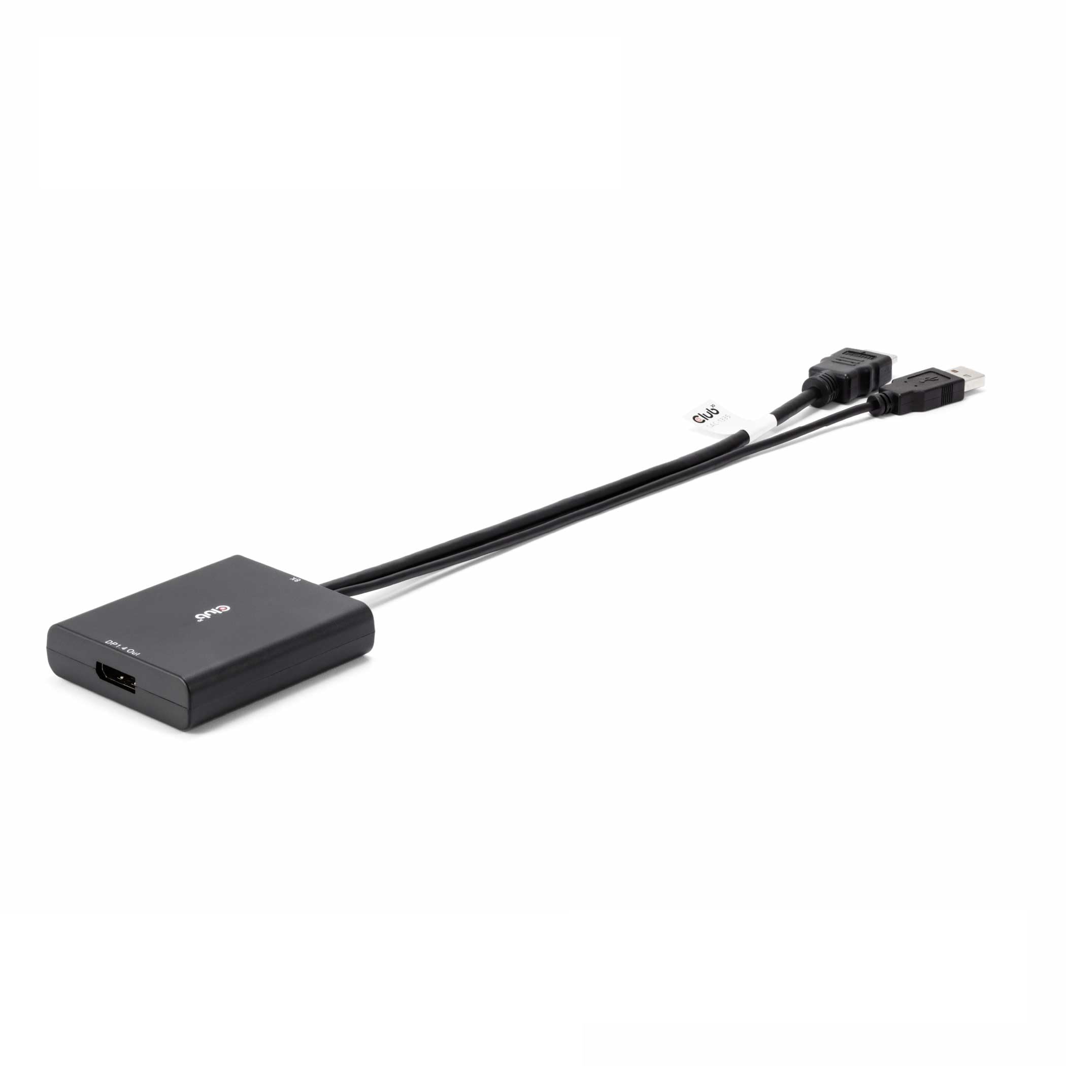 Club 3D CAC-1335 HDMI+ Micro USB to DisplayPort 4K120Hz or 8K30Hz M/B Active Adapter