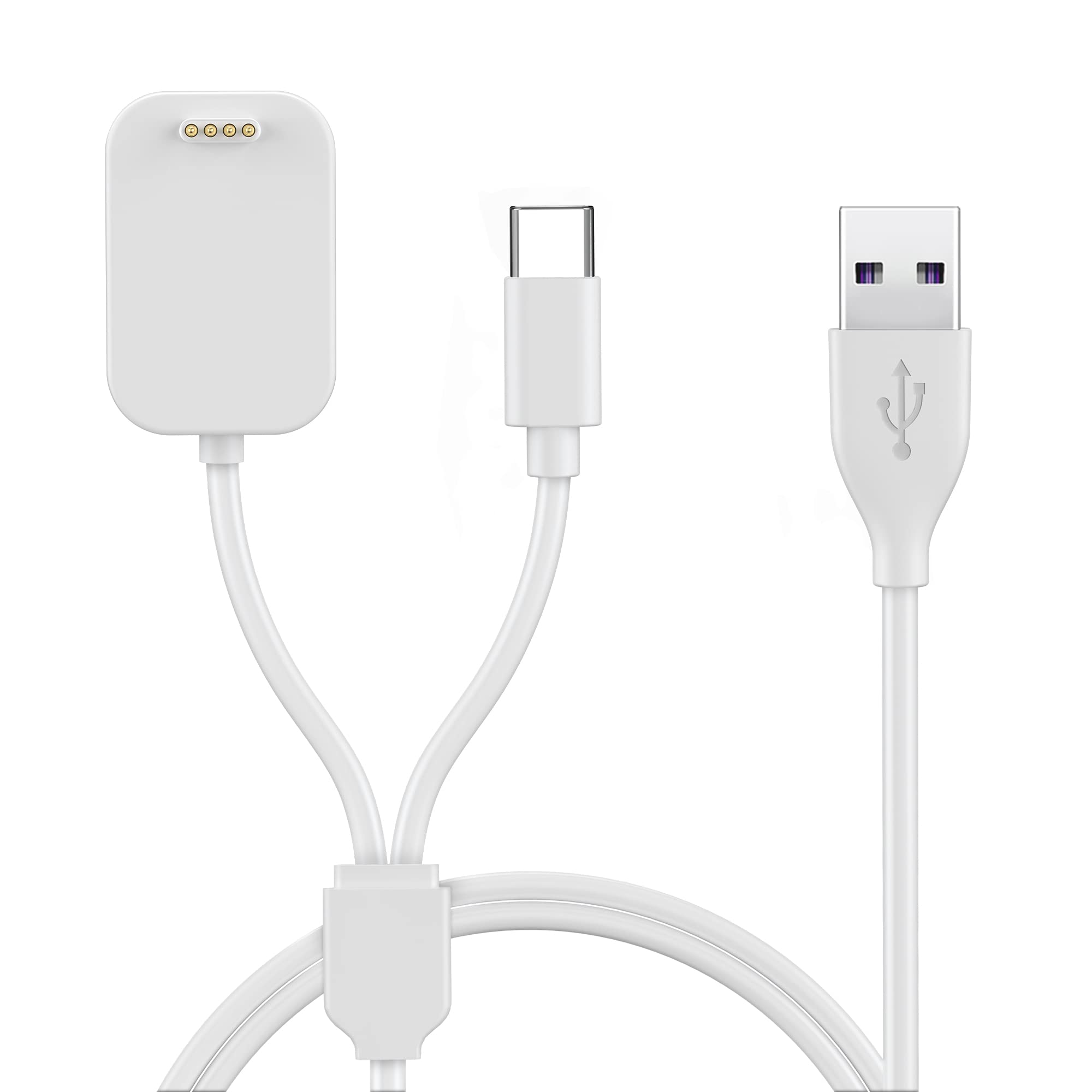 2 in 1 Charger Compatible with Version Gizmo Watch 2/Care Smart Watch Charger Dock, GEORDGY Portable Magnetic Charging Cord 3.93