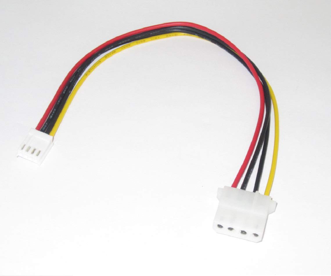 4 Pin Molex To Floppy Drive 4 Pin Female Power 8 Inch Cable