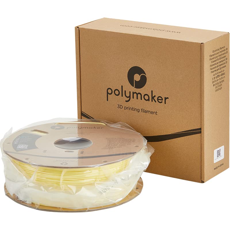 Polymaker Pla Pro Filament 1.75Mm Light Yellow, Powerful Pla Filament 1.75Mm 3D Printer Filament 1Kg   Polylite 1.75 Pla Filamen