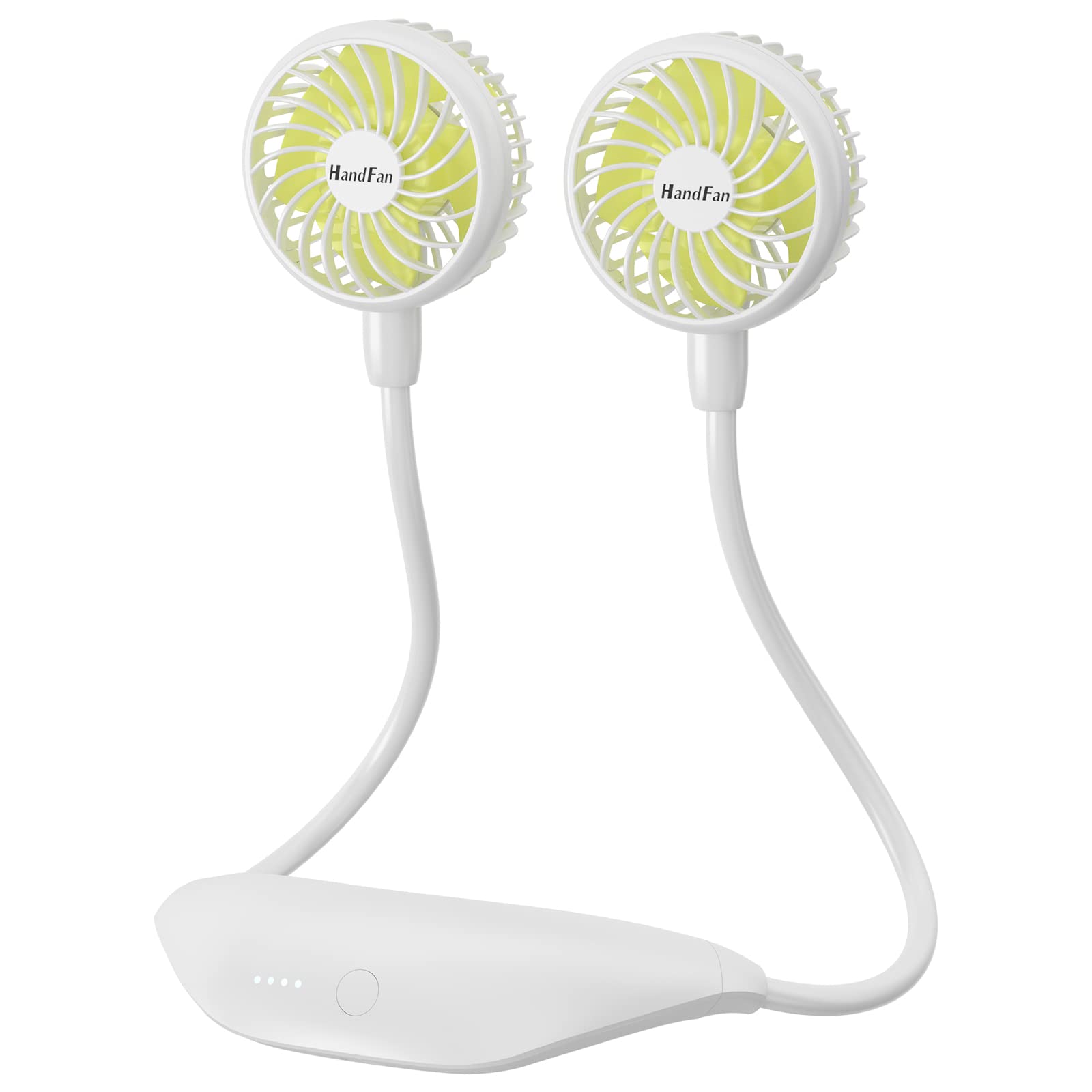 Handfan 10000Mah Neck Fan, 360?Rotation Personal Portable Fans For Your Neck, 48H Lasting Rechargeable Battery Operated Wearable