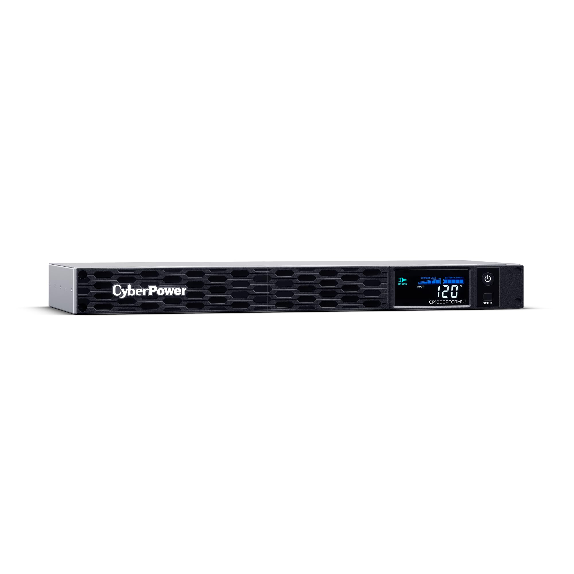 Cyberpower Cp500Pfcrm1U Pfc Sinewave Ups, 500Va/300W, 6 Outlets, Avr, 1U Rackmount