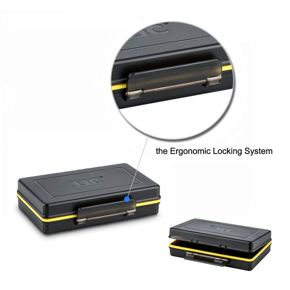 Jjc Camera Battery Case Organizer Holder Fits For Canon Lp-E6 Lp-E8 Lp-E12 Lp-E17 Nb-13L Nikon En-El15 En-El14 Fujifilm Np-W126