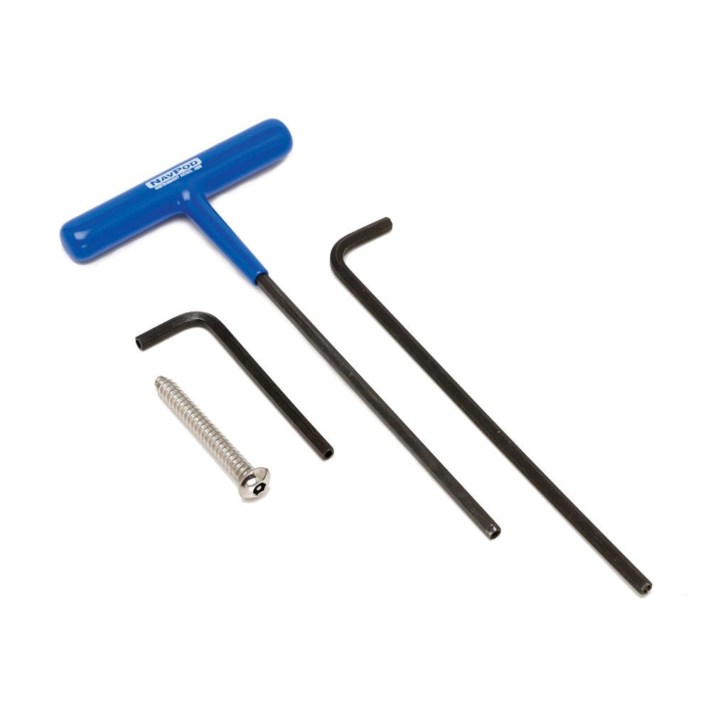 NavPod TPK300 TamperProof Wrench Set (Fits All Generations of NavPod Security Screws). Includes Two 5'' L-Handle Wrenches and 6'