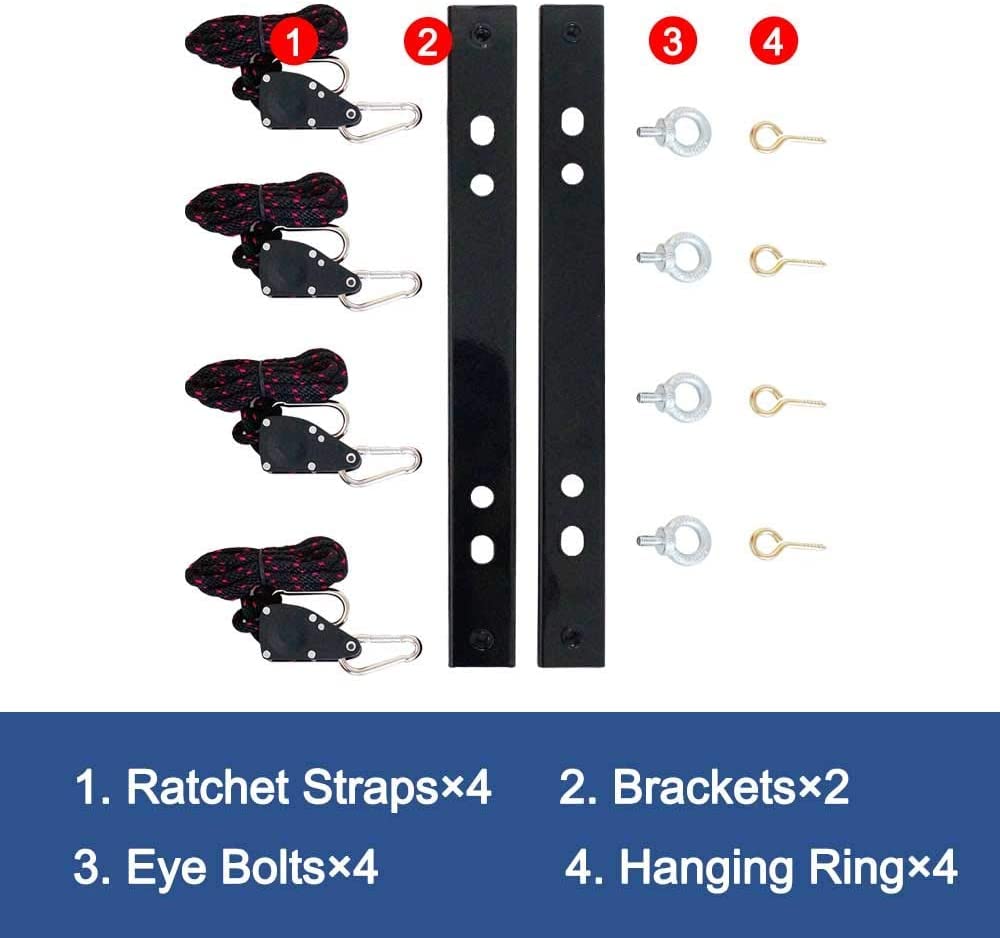 Alorair Hanging Kits For Crawl Space & Basement Dehumidifiers, Easy Way To Raise And Lower Dehumidifier, Helps Reduce Noise And