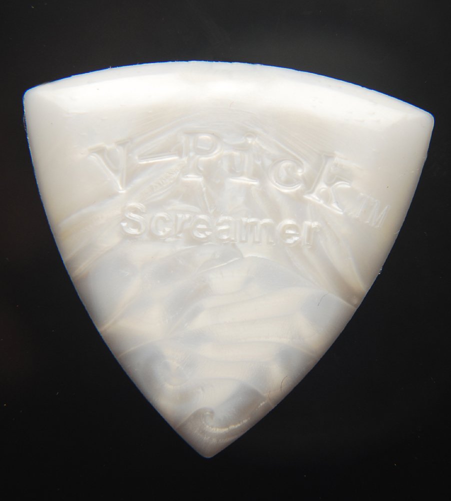 VPicks Pearly Gates Screamer 2.75Mm Guitar Picks (X3) Scrpg3 W/Bonus Ris Pick